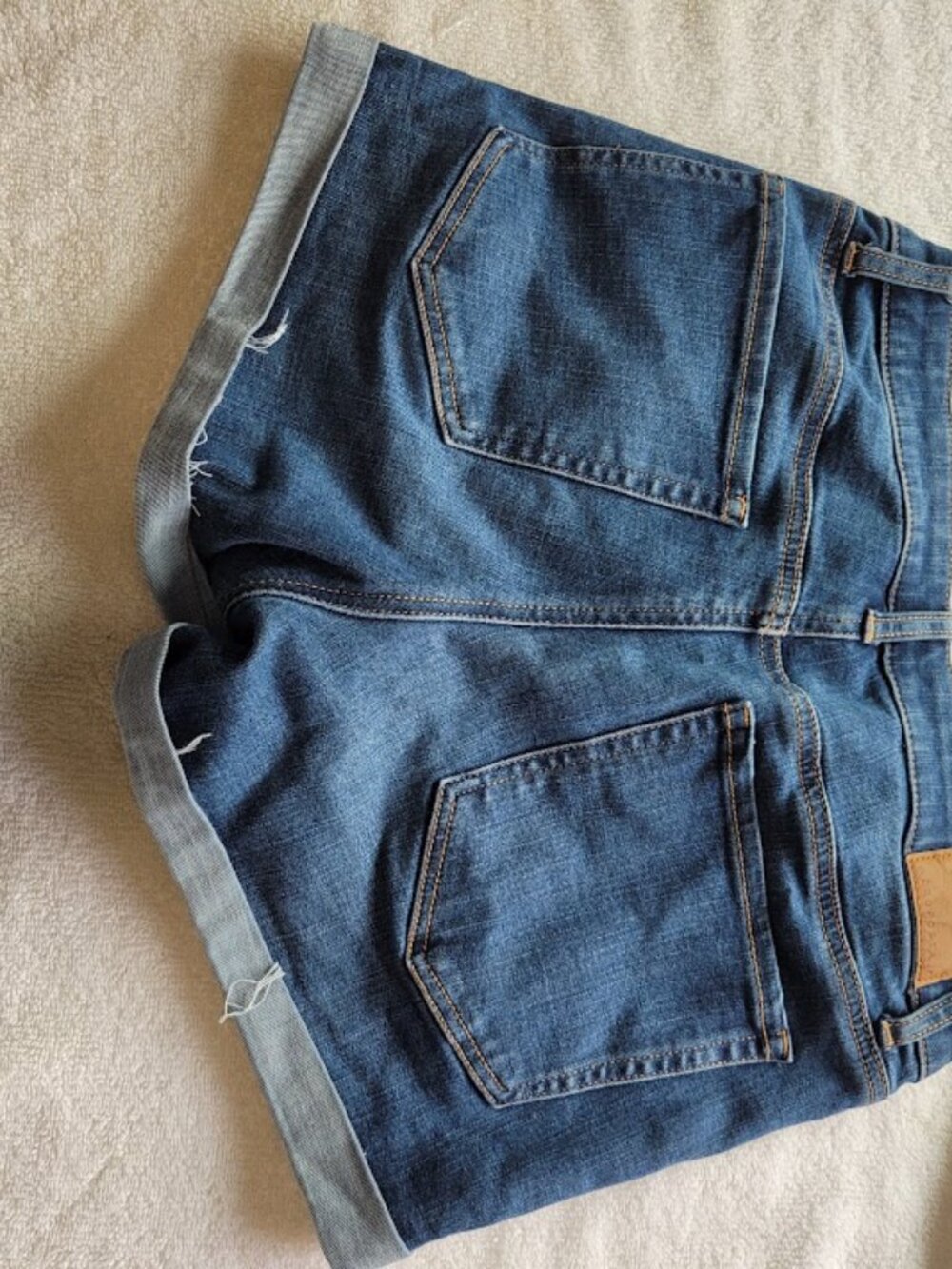 Aeropostale Women's Denim Cuffed Shorts Size 8